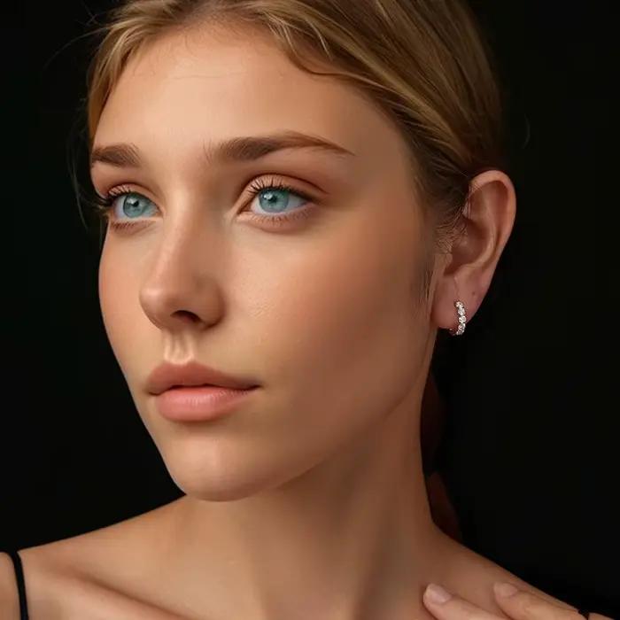 Bamoer – boucles d'oreilles en argent Sterling 925 pour femmes