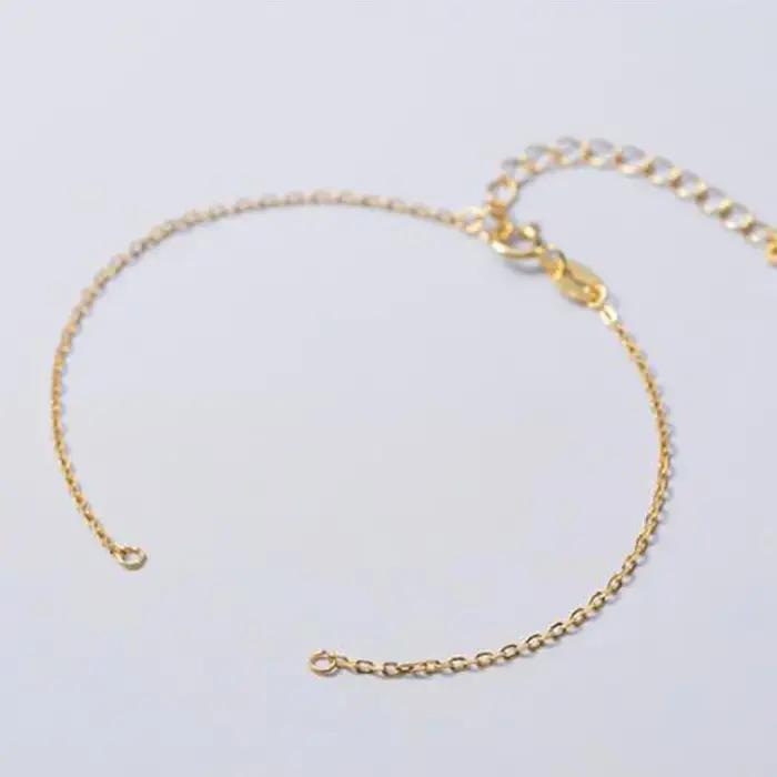 Bracelets de manchette en argent regardé 925 pour perles