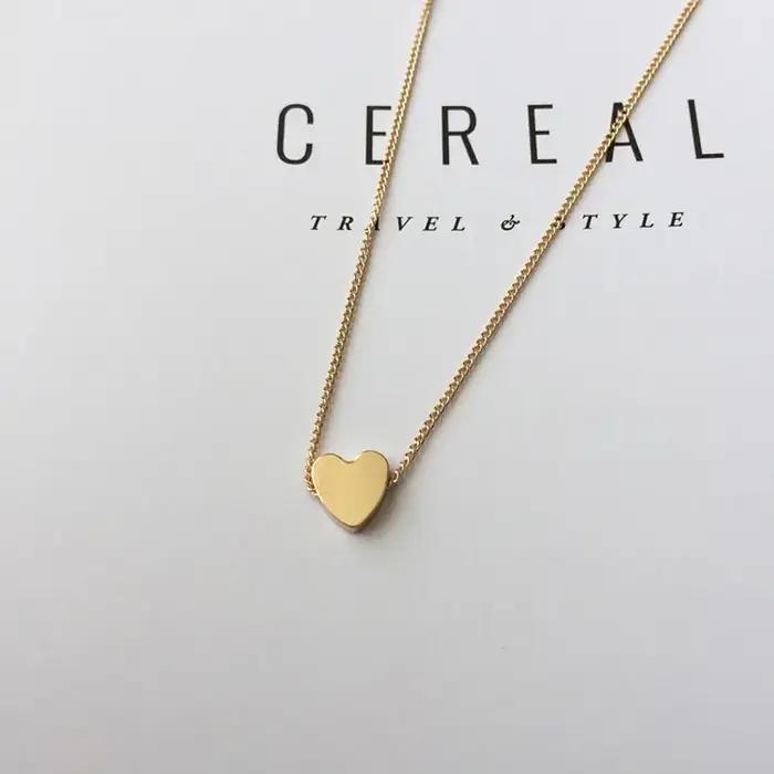 2024 nouvelles femmes Chocker or/argent couleur chaîne étoile coeur Collier ras du cou Bijoux Collana Kolye