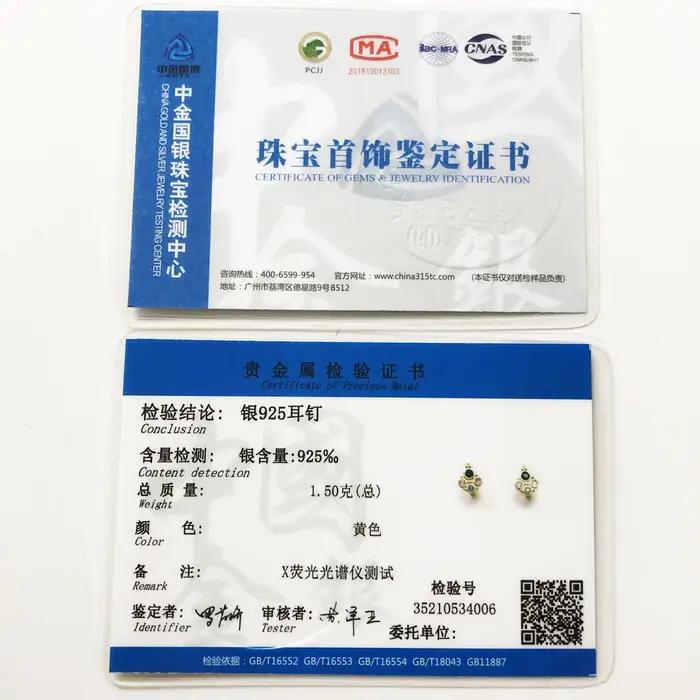 Boucles d'oreilles à clous en or pour femmes