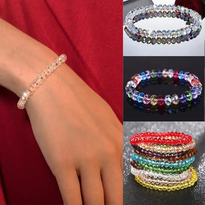 Nouveau Bracelet en cristal d'autriche artificiel