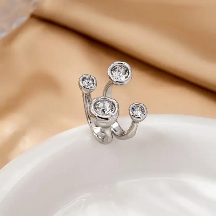 Bague Ab rétro de haute qualité européenne et américaine, bijoux classiques, design créatif, bijoux géométriques, vente en gros pour femmes