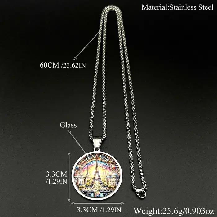 Collier Pendentif Tour Eiffel Paris pour Femme et Homme