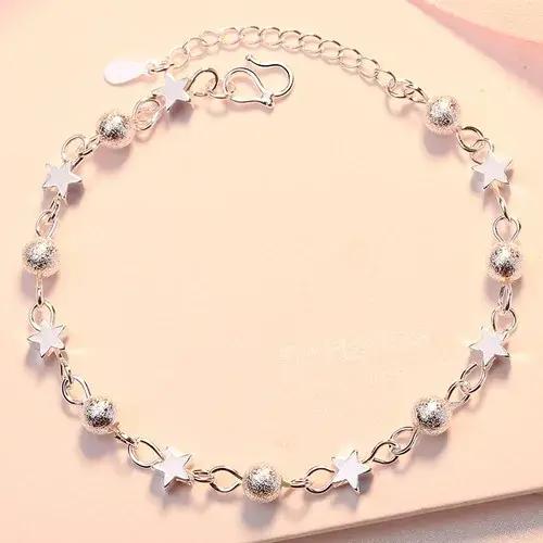 Bracelets en corde torsadée en argent Sterling 925