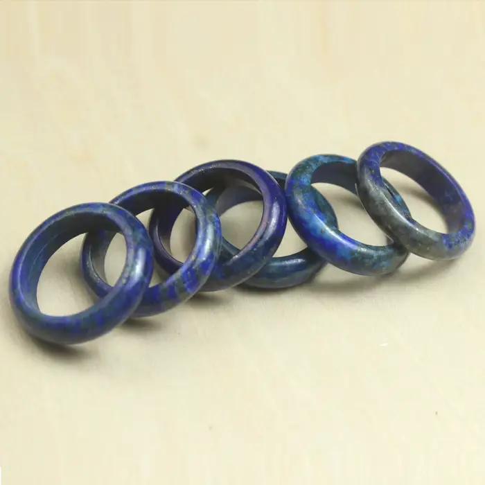Bague Lapis Lazuli naturel pour femmes, pierres précieuses de guérison, bijoux fins, bagues en Jade bleu véritable