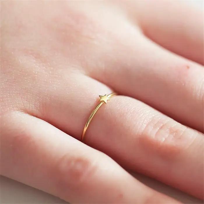 Bague empilable étoile 3