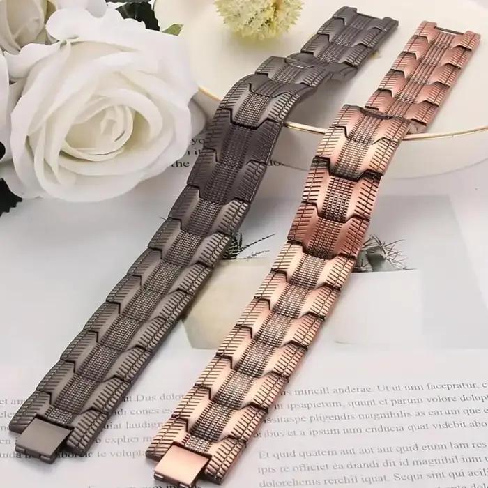 Bracelet Magnétique en Cuivre Pur pour Homme