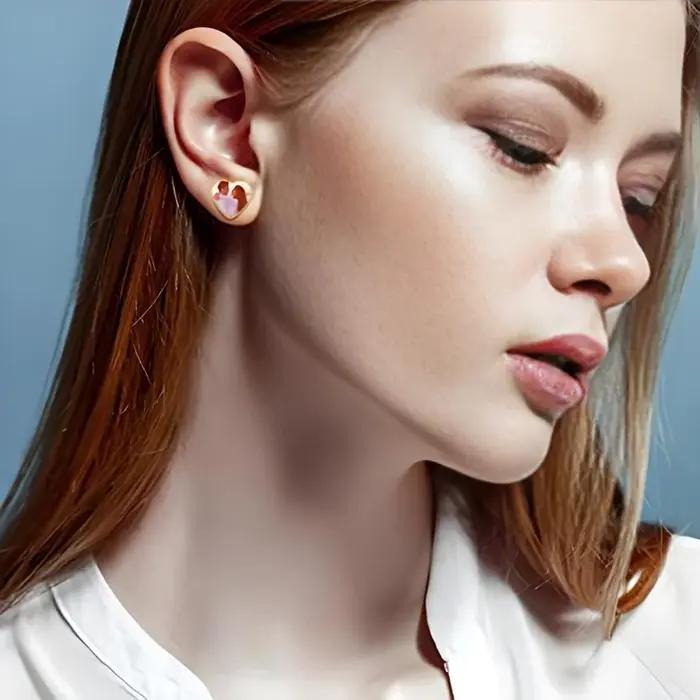 Boucles d'oreilles photo personnalisées pour femmes