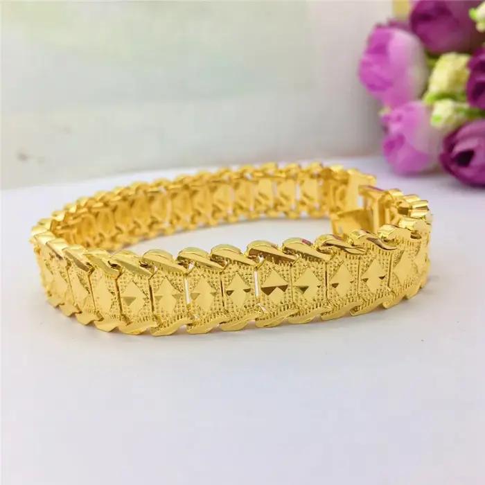 Bracelet de luxe en or 18 carats pour mariage et fiançailles