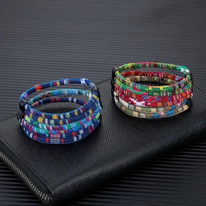 MKENjazz-Bracelet en fil de Bohimia pour hommes et femmes