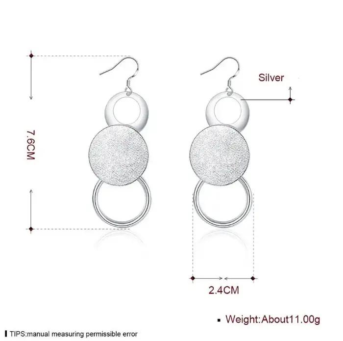 Store 925 boucles d'oreilles longues en argent Sterling pour femmes bijoux de mode cadeaux de vacances classique rétro