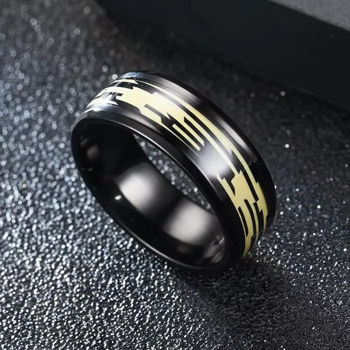 Bague en acier inoxydable pour hommes et femmes