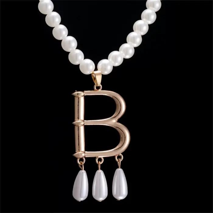 Collier de Fausses Perles de la Reine Anne Boleyn pour Femme