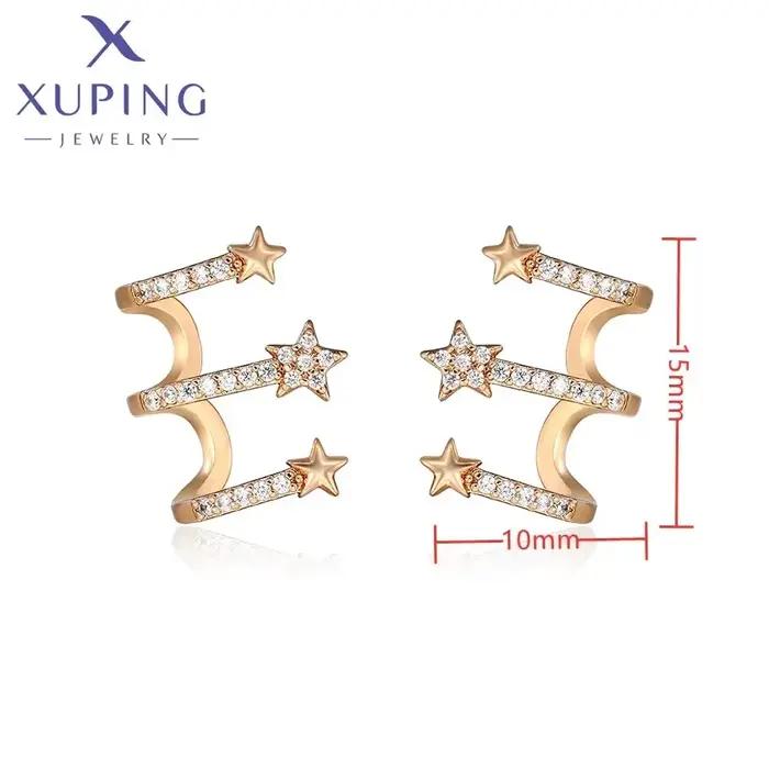Boucles d'oreilles en forme d'étoile dorée classiques pour femmes pour toutes les occasions et cadeaux de fête