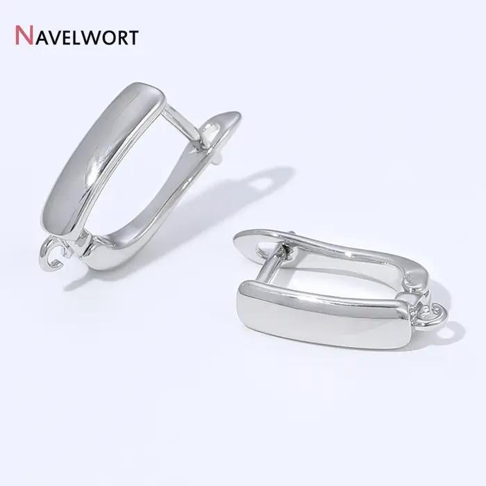 1/2/3 paires de fixations de boucles d'oreilles plaquées or 18 carats