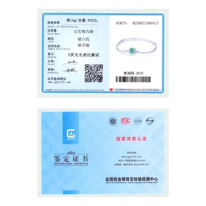 Bracelet en argent sterling 925 avec trèfle à quatre feuilles et perles pour femmes pour occasions spéciales et cadeaux