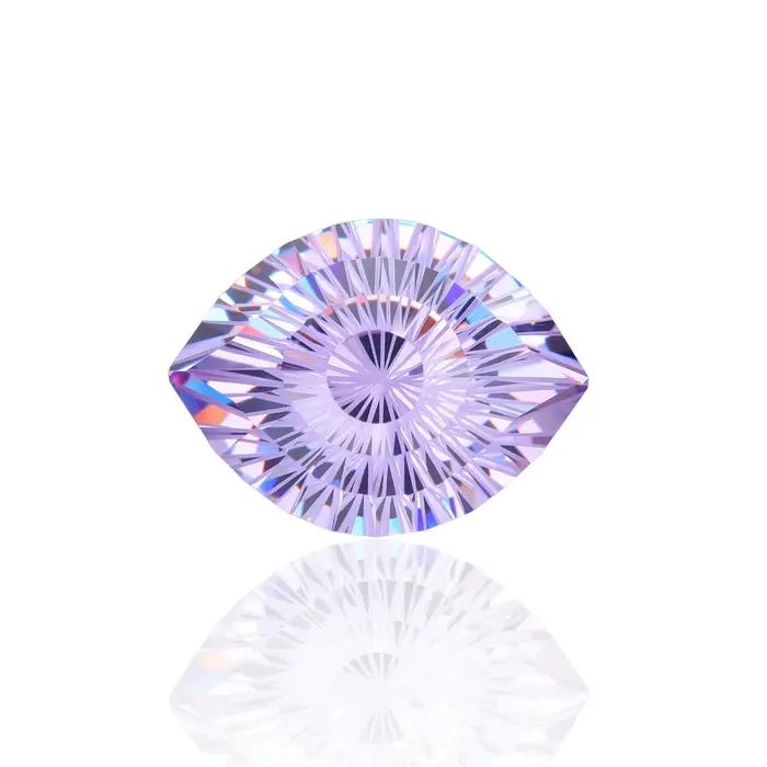 Perles en zircone synthétique Oeil de Cléopâtre 3mm en forme de pépites pour création de bijoux artisanaux et accessoires de mode élégants