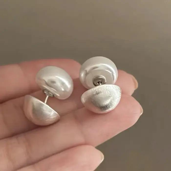 Mode perle boucles d'oreilles doux élégant luxe femmes bijoux Zircon classique
