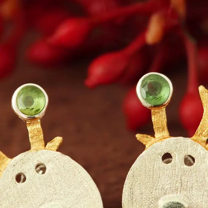 Boucles d'oreilles Lotus Fun en argent Sterling 925