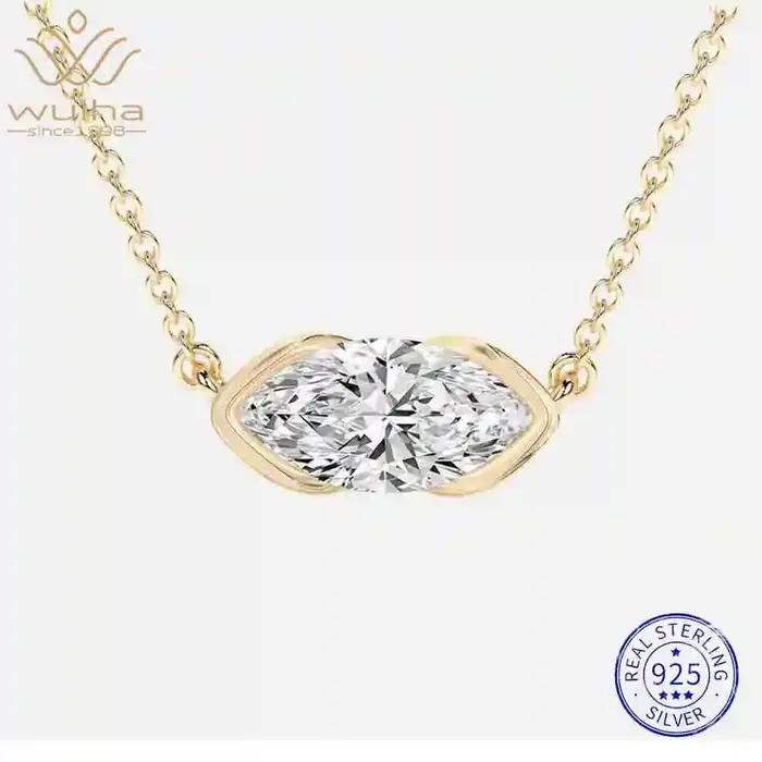 WUIHA – collier avec pendentif en argent Sterling 100% 925