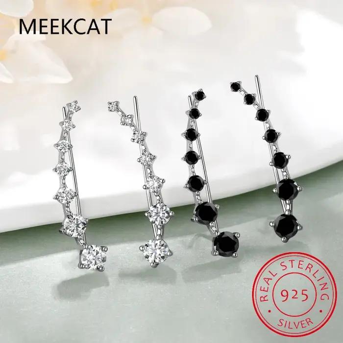 Boucle d'oreille Moissanite Full D pour femmes