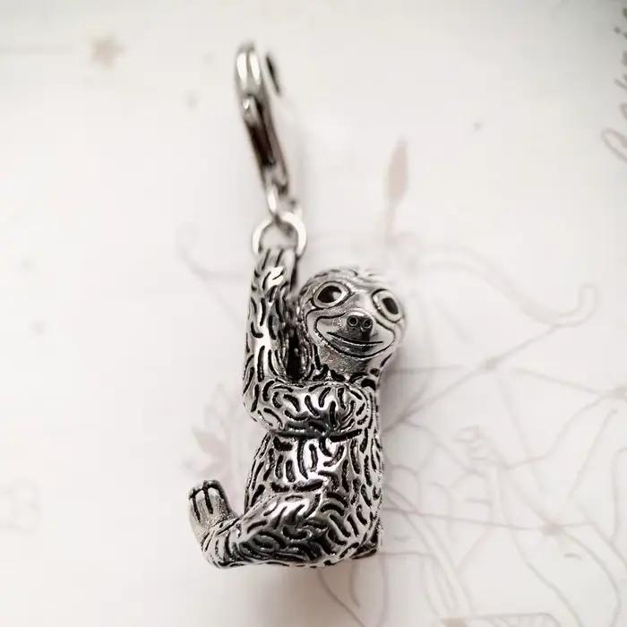 Sloth – pendentif mignon en argent Sterling 2022, breloque flambant neuf et à la mode, collection été 925