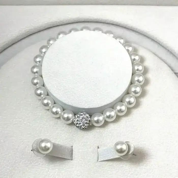 Ensemble de bijoux en Imitation de perles