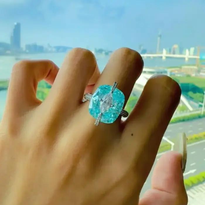 ZOCA 925 bague originale grandes bagues en argent de luxe nouveaux anneaux ambre raiponce pour les femmes marque