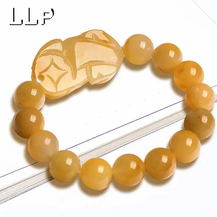 Bracelet Pi Xiu en Jade naturel sculpté à la main