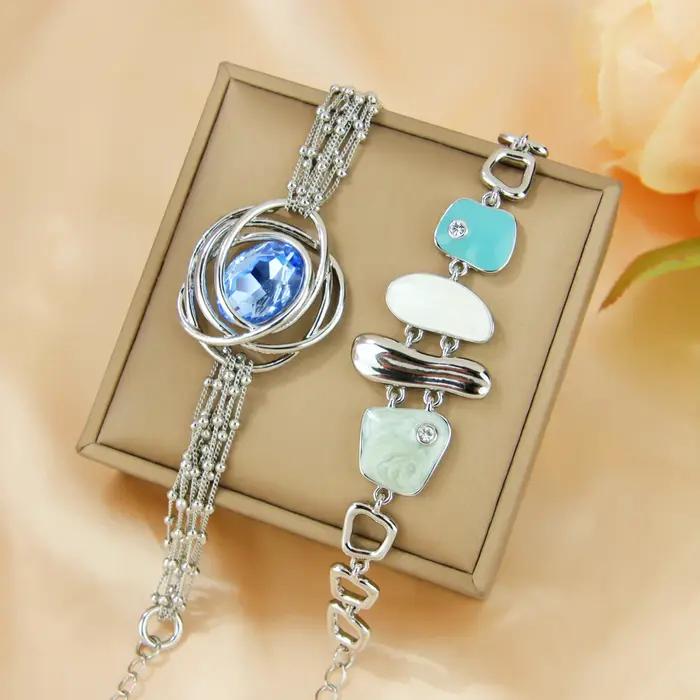 Bracelet en cristal coloré pour femmes brésiliennes
