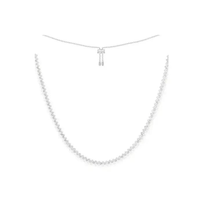 Collier et bracelet ajustables en perles ondulées CY 2025 – Bijou tendance, simple et décontracté, cadeau idéal pour l'anniversaire de votre petite amie