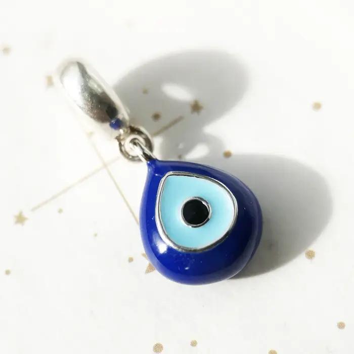 Nazar Eye – pendentif en argent Sterling 925 massif pour femmes