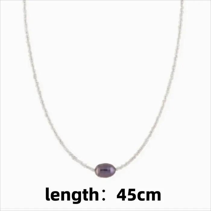 1/3 pièces nouvelles perles d'eau douce collier