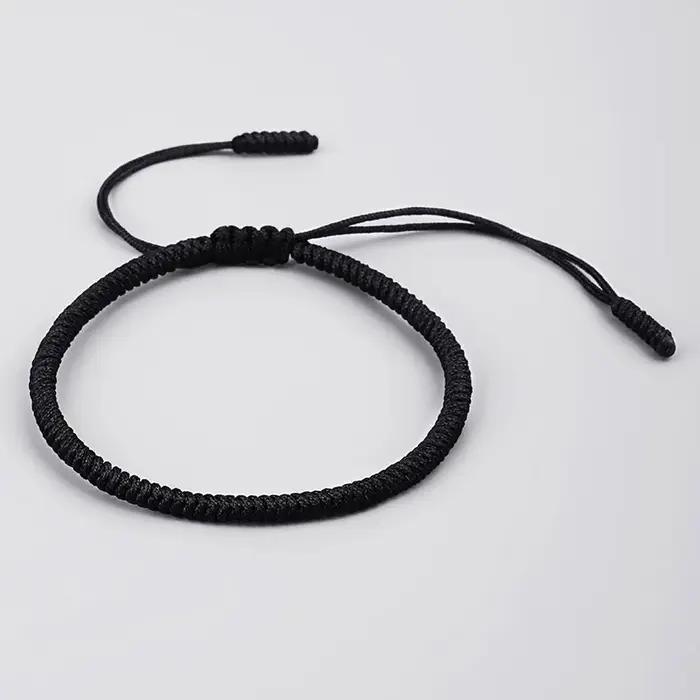Bracelet porte-bonheur bouddhiste fait à la main pour homme et femme, ULà nœuds, cadeau