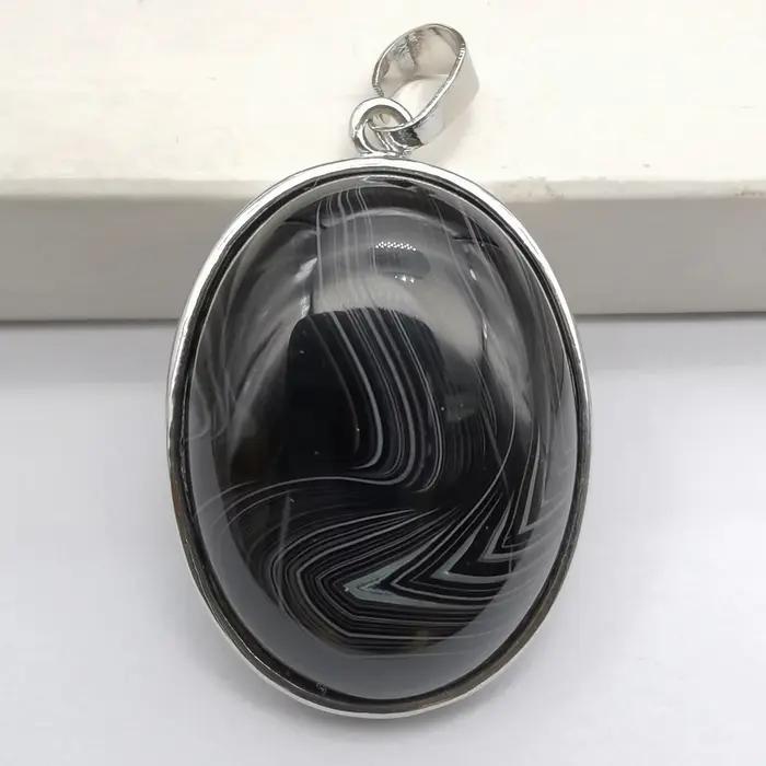 Pendentif en pierres précieuses rhodonite œil de tigre cristal opale obsidienne labradorite sodalite lapis lazuli aventurine verte pour femme occasions spéciales