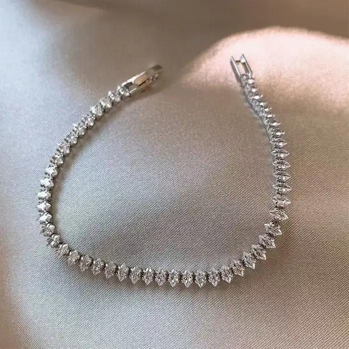 Bracelet de tennis de luxe pour femme