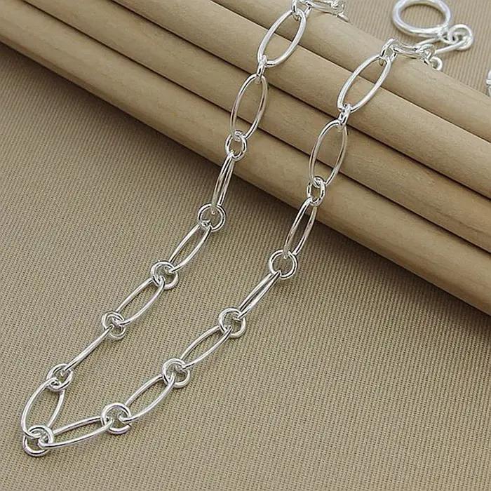 Aravant-Collier simple en argent 925 pour femme, bijoux fantaisie, accessoires