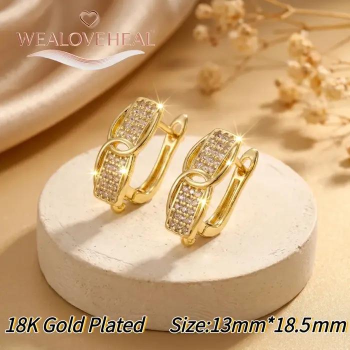 Crochets de boucles d'oreilles de luxe à fermoir levier