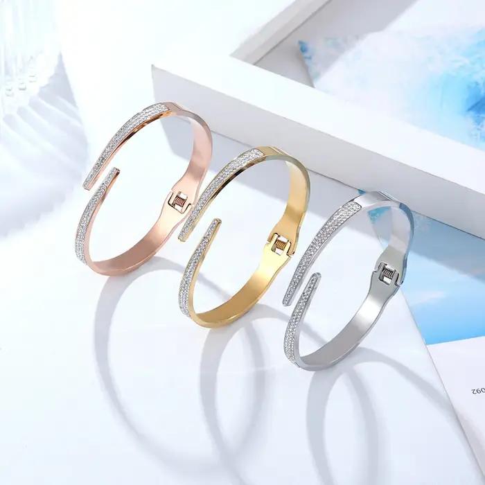 Bracelet classique de luxe en Zircon pour femmes