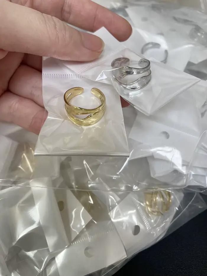 Amaiyllis-Bague en sergé superposée pour femme
