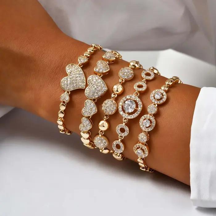 Bracelet à maillons torsadés pour femmes