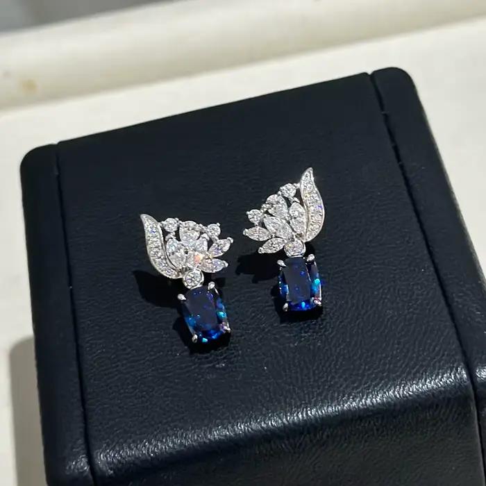 Boucles d'oreilles en argent sterling 925 pur