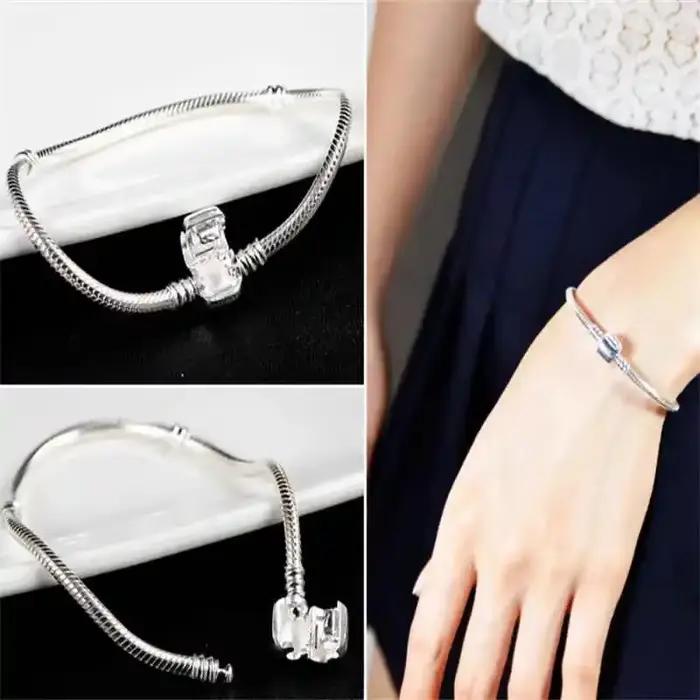 Bracelet en argent Sterling 925 certifié Original pour femmes