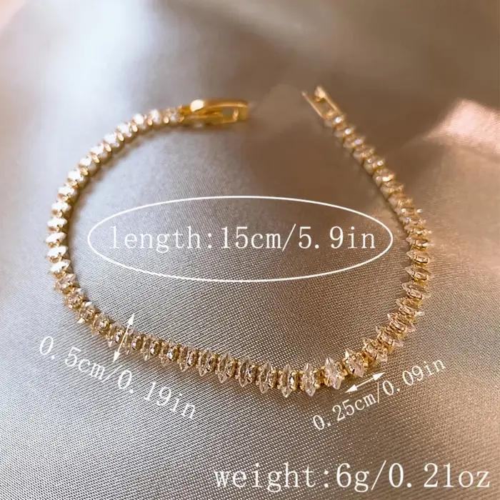 Bracelet de tennis de luxe pour femme