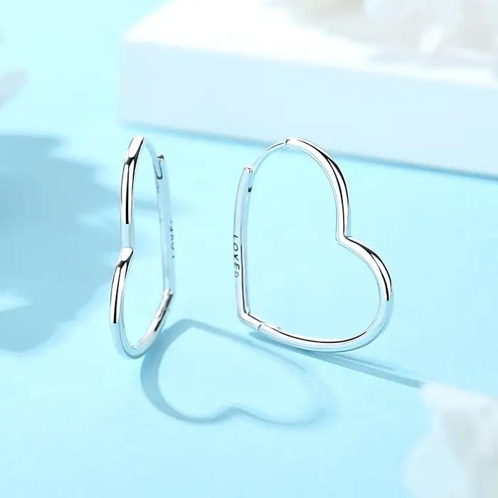 Nouvelles Boucles d'Oreilles Originales en Argent Sterling 925 pour Femmes