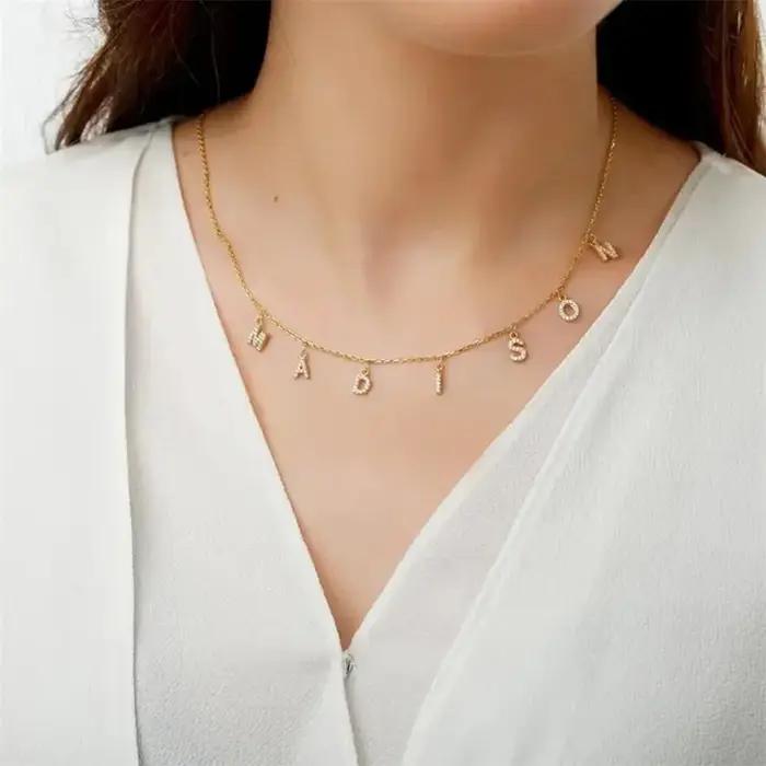 Collier personnalisé avec nom pour femme