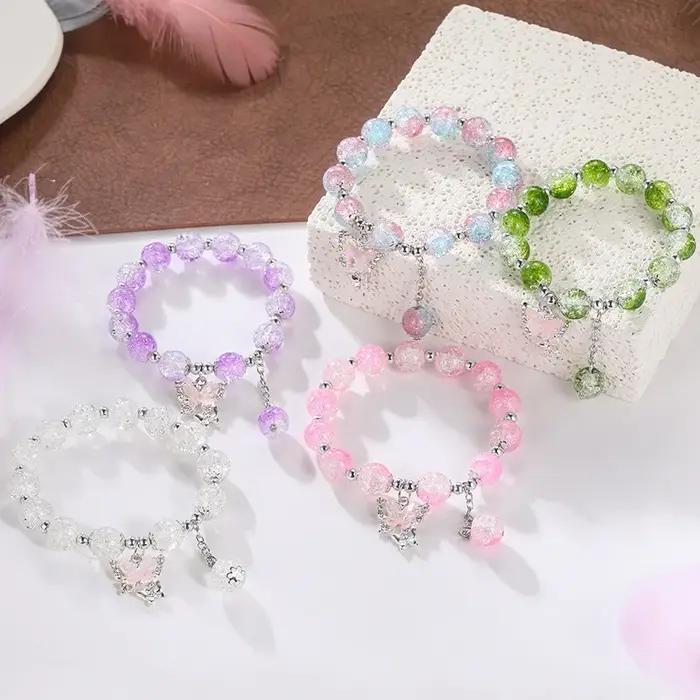 Bracelet Bohème Perles Papillon Femmes Verre Papillon Style Bureau Carrière Cadeaux Fête Anniversaire Occasions Spéciales