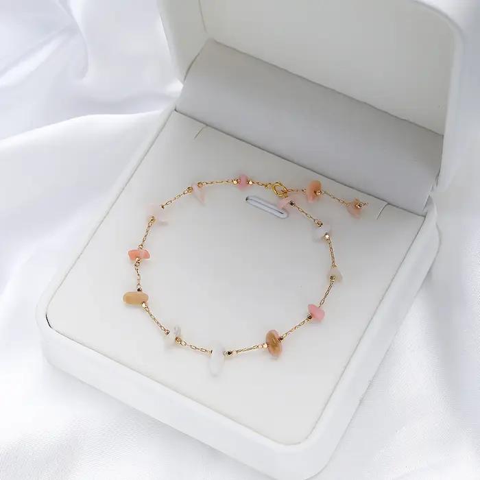 Bracelet en pierre naturelle tourmaline pour femme