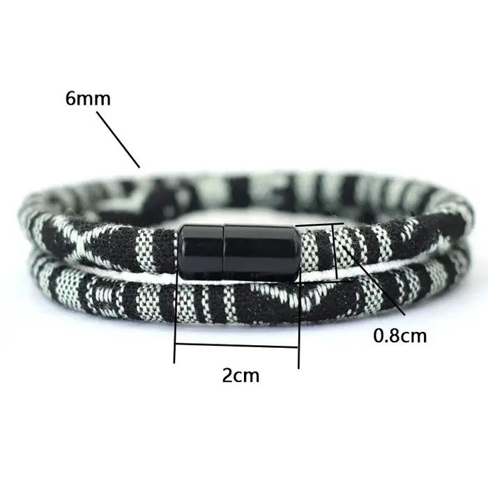 Bracelet Bohème Magnétique en Fil Robuste et Design Unique pour Hommes Occasions Spéciales Plage Aventures