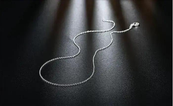 Promotion 10 pièces/lot! Collier en argent sterling 925